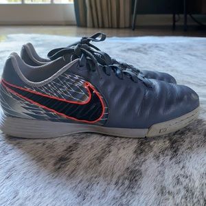 Brand-Nike Size-4 Color- Grey, Orange, and Black